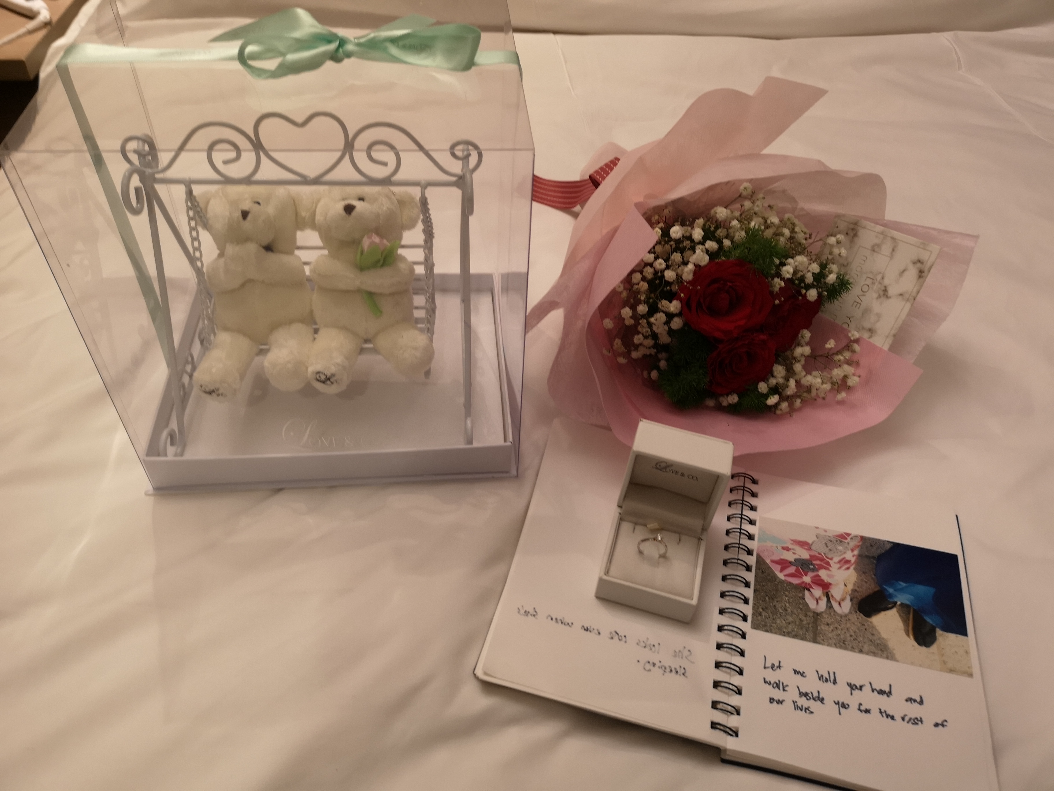 let me hold your hand and walk beside you for the rest of our lives